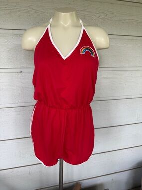 Very Cute Retro Rainbow Romper